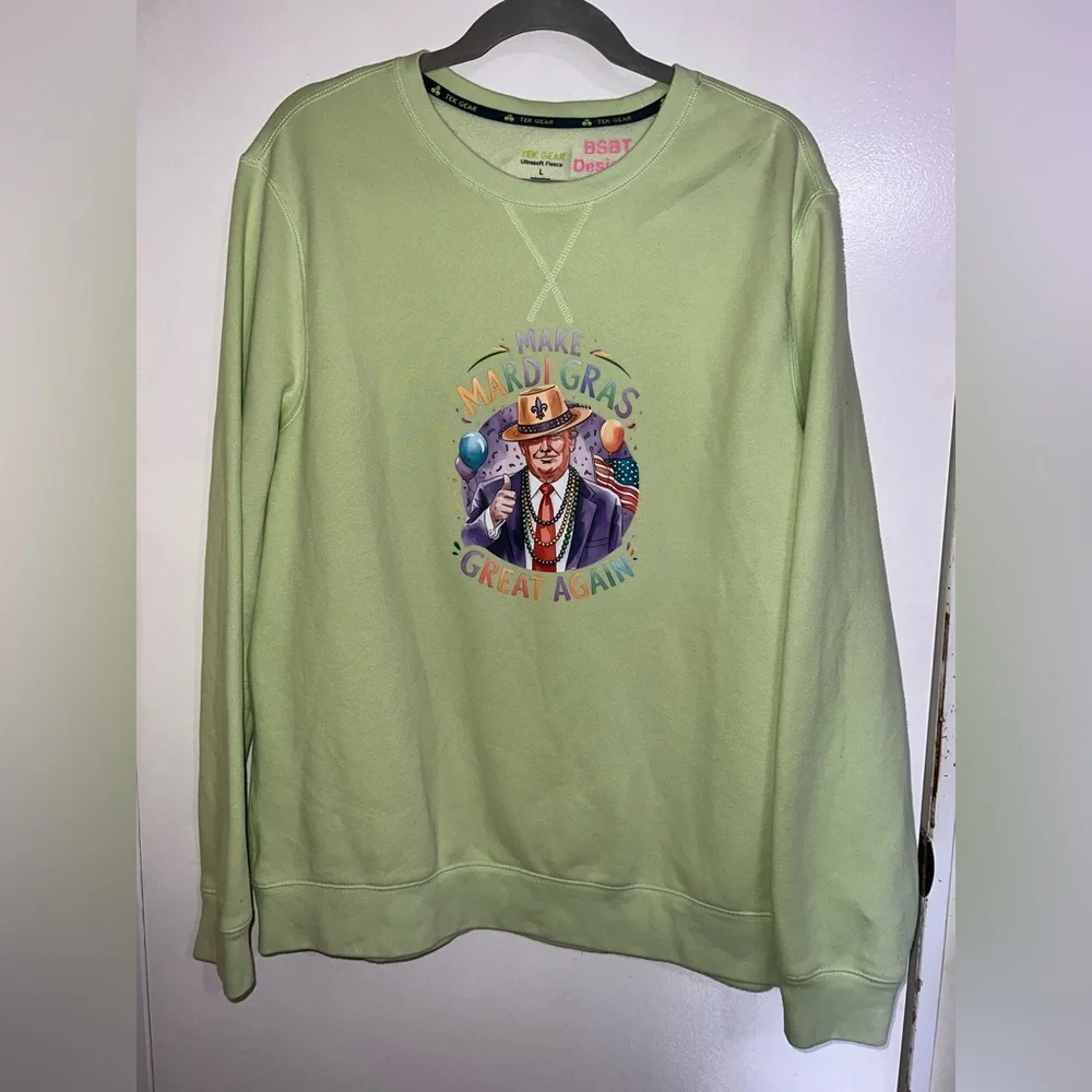 MAGA Mardi Gras sweatshirt - Picture 2 of 3